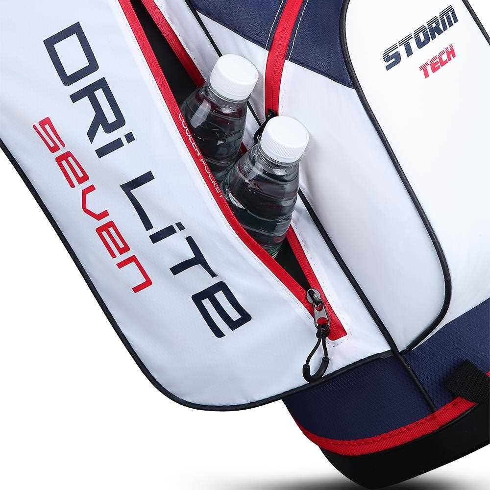 Big Max Dri Lite Seven G bolsa de golf stand, blanco/marino/rojo