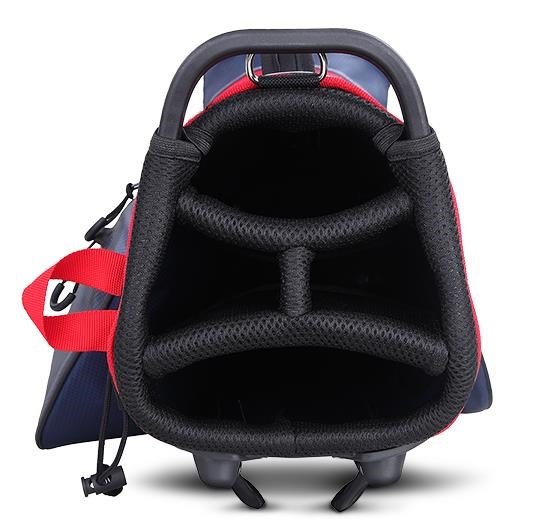 Big Max Dri Lite Seven G bolsa de golf stand, blanco/marino/rojo