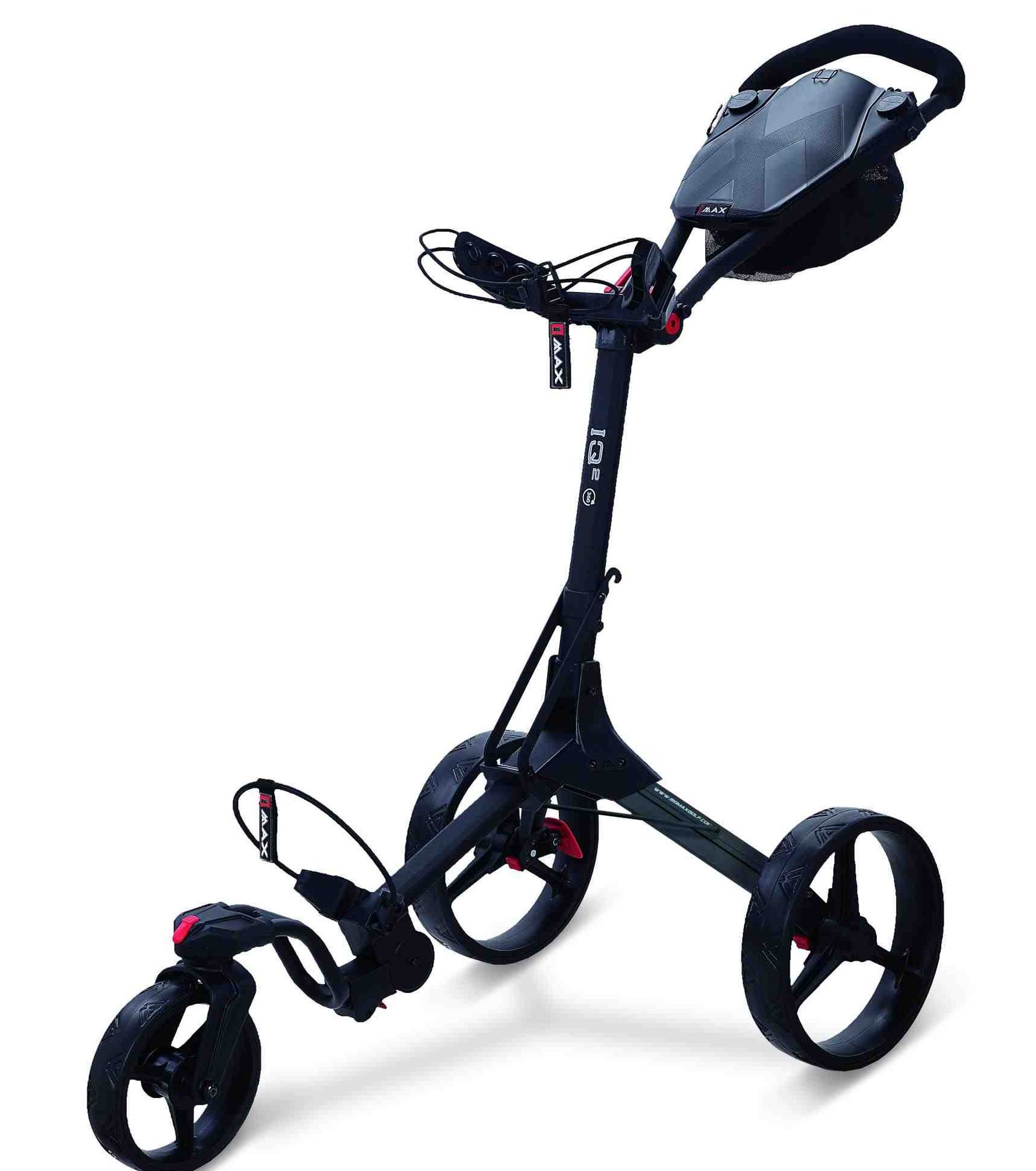 Big Max IQ2 360 carrito de golf manual, negro