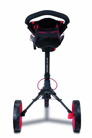 Big Max IQ2 360 carrito de golf manual, negro/rojo