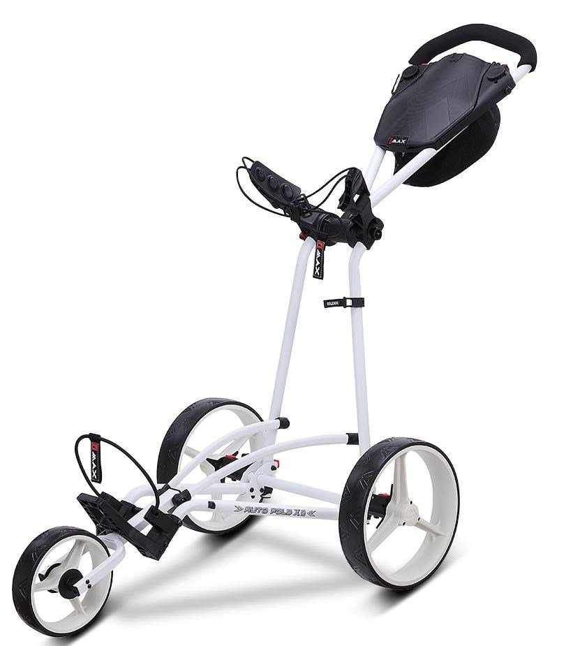Big Max Autofold X2 carro de golf manual, blanco