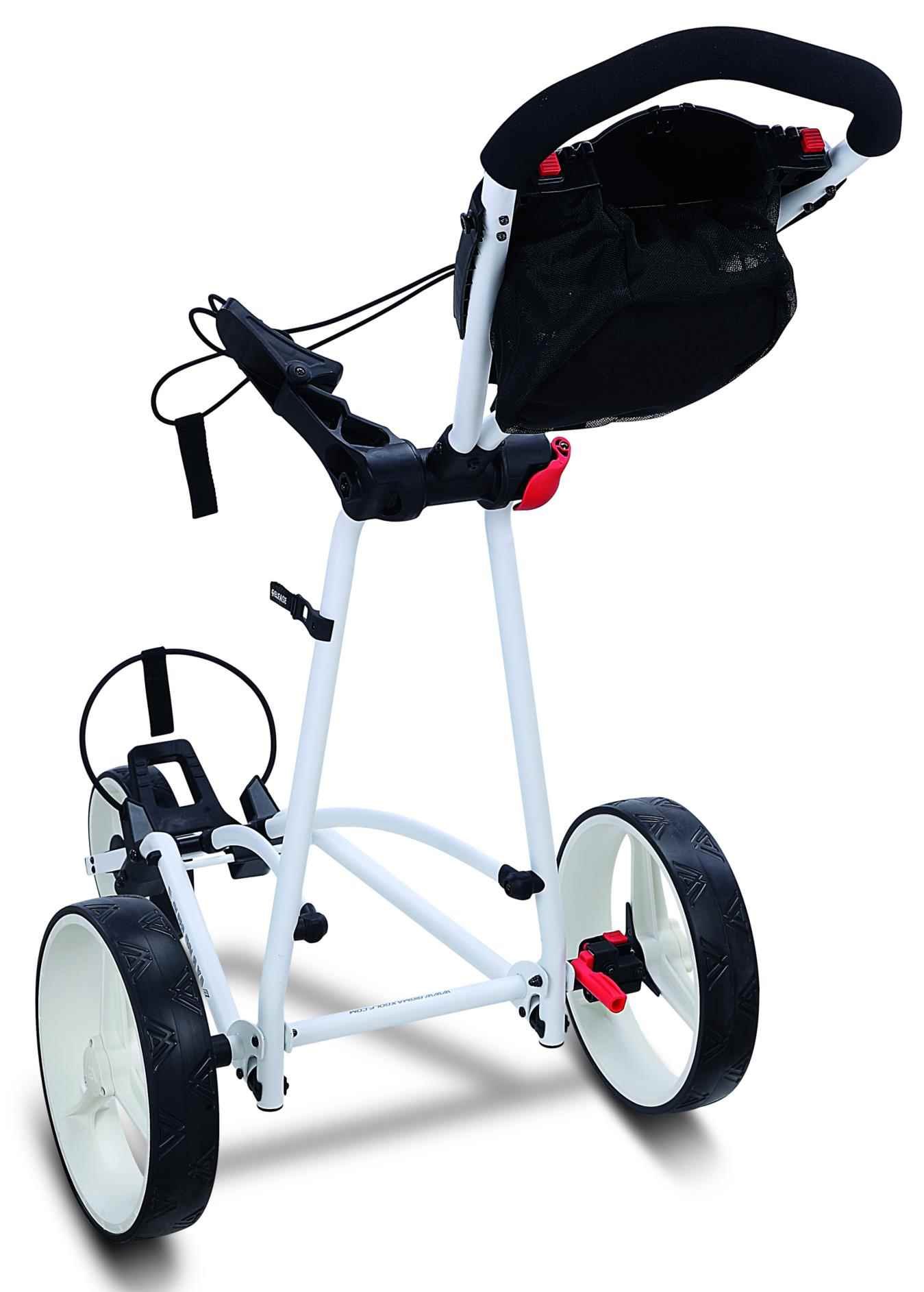 Big Max Autofold X2 carro de golf manual, blanco