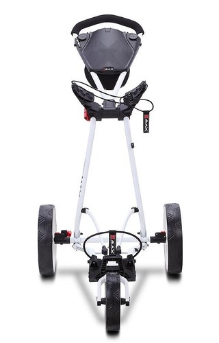 Big Max Autofold X2 carro de golf manual, blanco