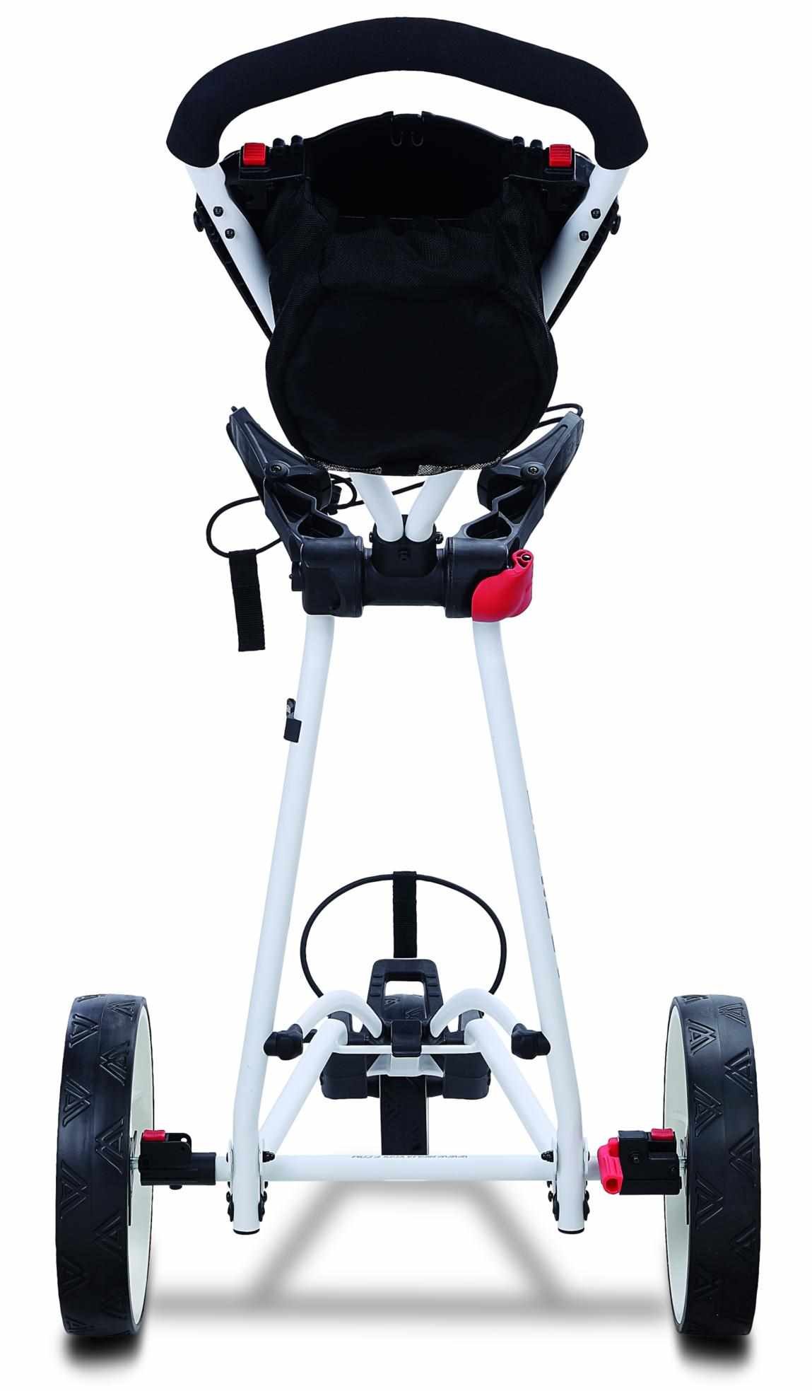 Big Max Autofold X2 carro de golf manual, blanco