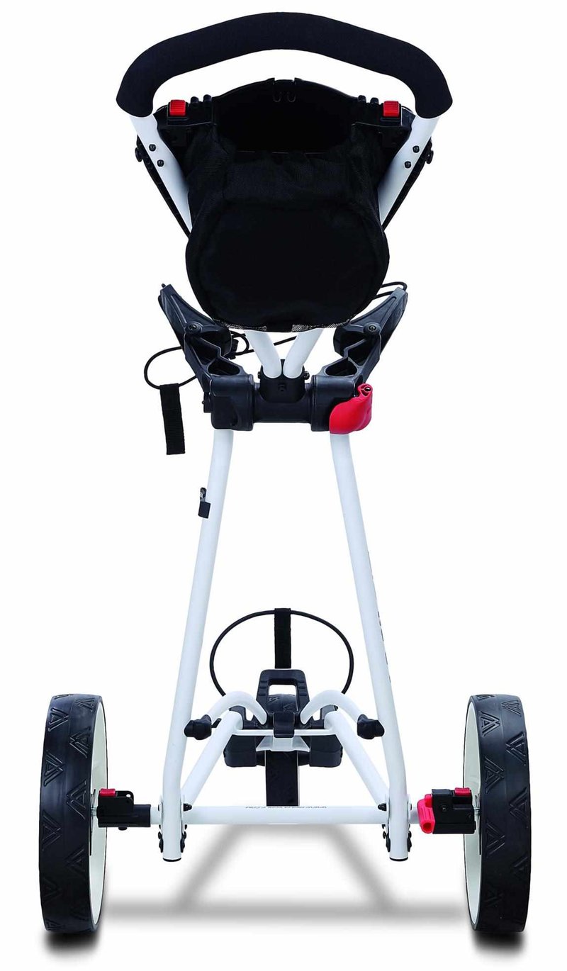 Big Max Autofold X2 carro de golf manual, blanco