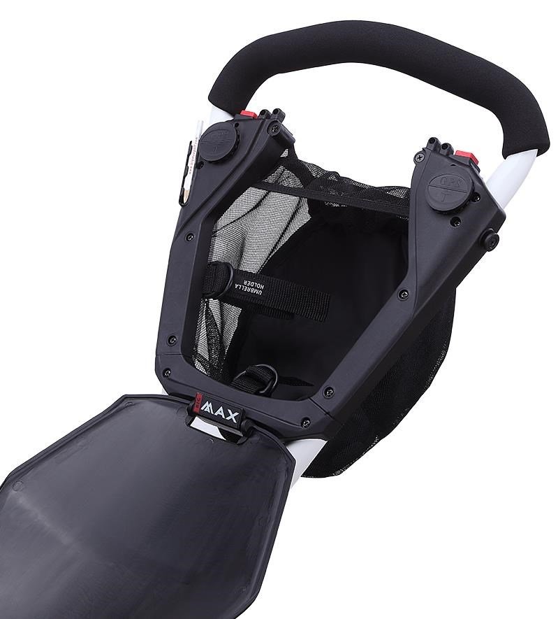 Big Max Autofold X2 carro de golf manual, blanco