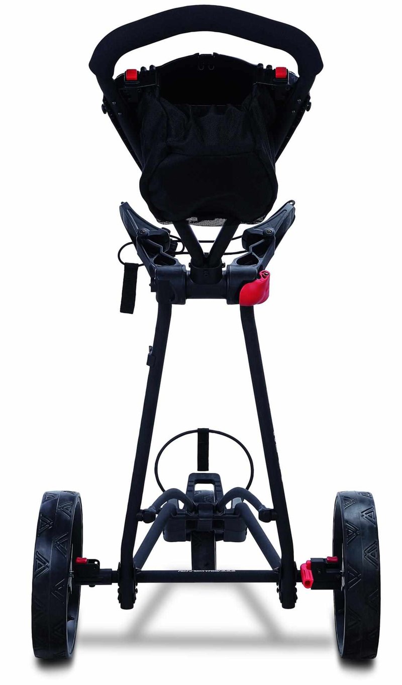 Big Max Autofold X2 carro manual de golf, negro