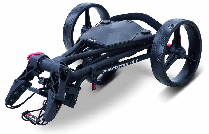 Big Max Autofold X2 carro manual de golf, negro