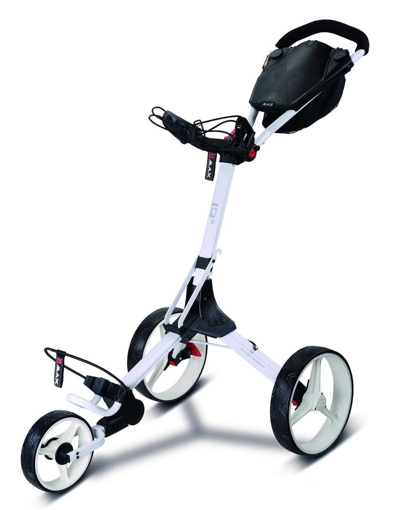 Big Max IQ2 carro de golf manual, blanco
