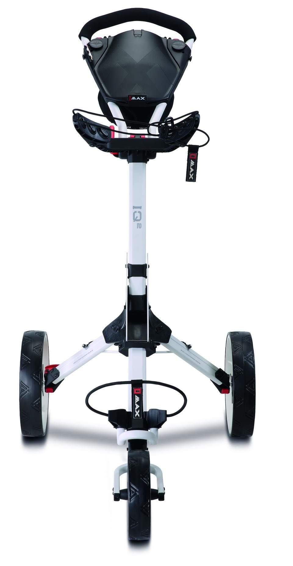 Big Max IQ2 carro de golf manual, blanco