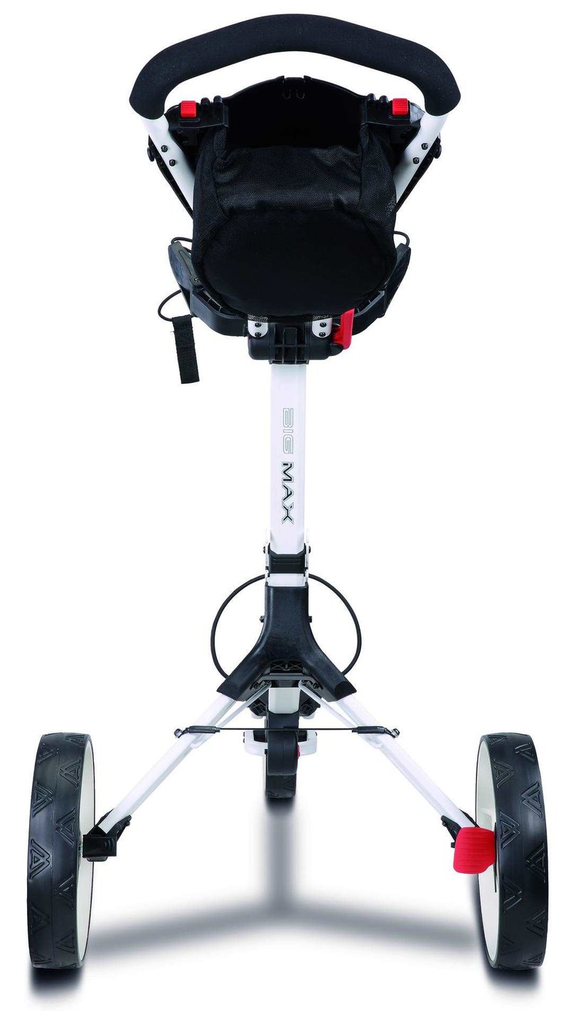 Big Max IQ2 carro de golf manual, blanco