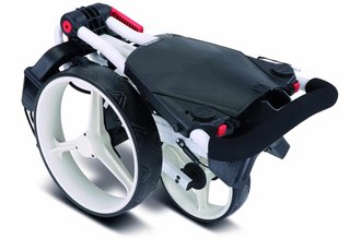 Big Max IQ2 carro de golf manual, blanco