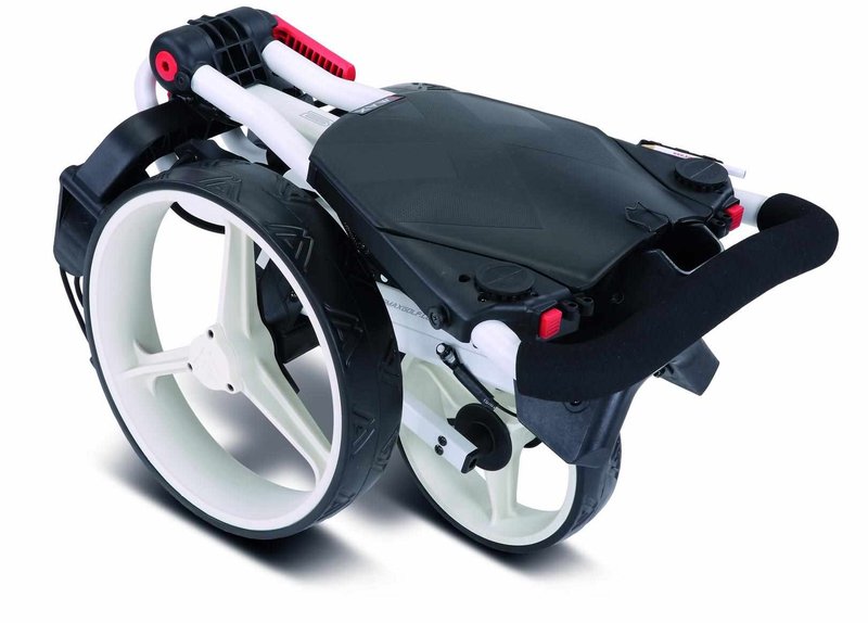 Big Max IQ2 carro de golf manual, blanco