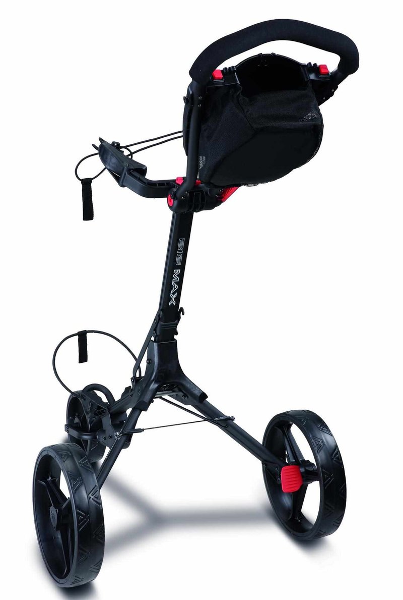 Big Max IQ2 carrito de golf manual, negro