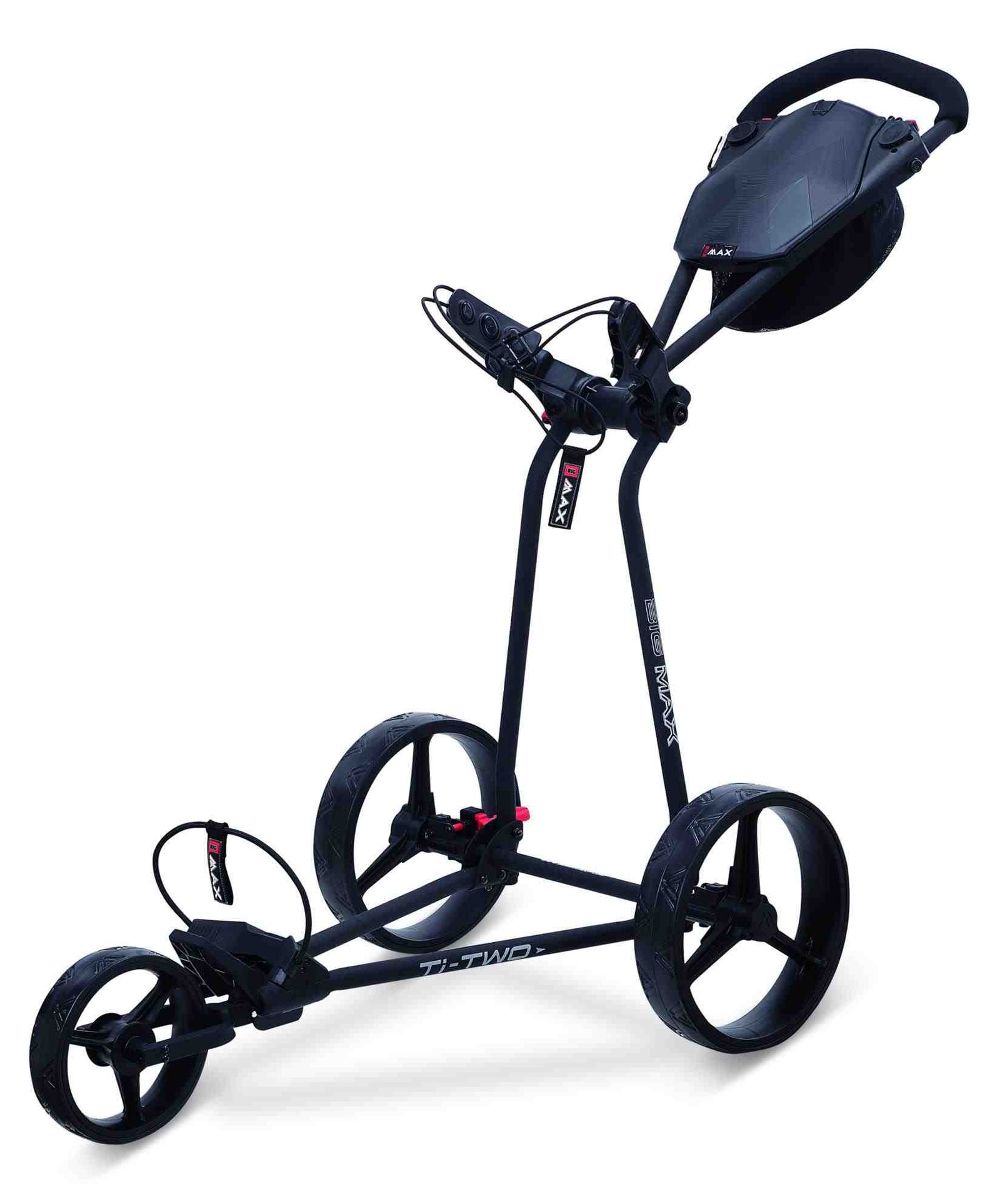 Big Max TI TWO carrito de golf manual, negro
