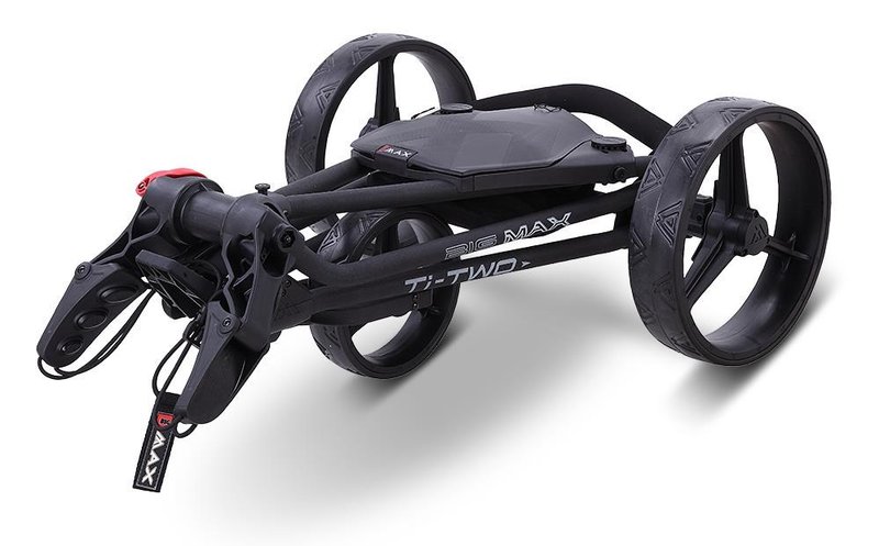 Big Max TI TWO carrito de golf manual, negro