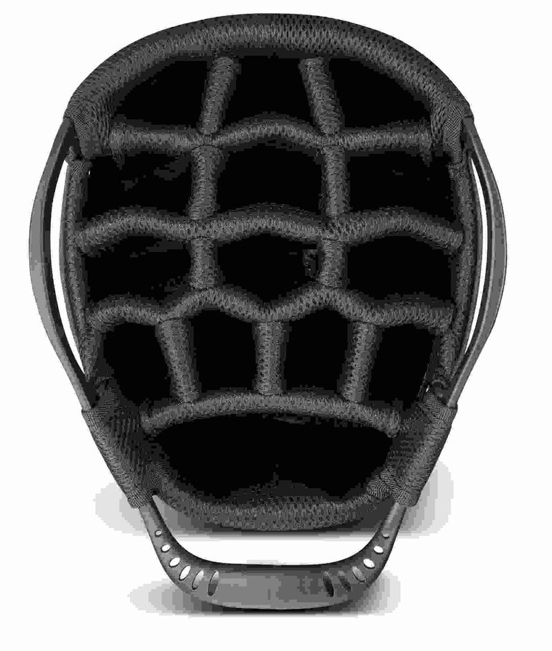 Big Max Dri Lite Hybrid Plus stand bag, negro/gris tormenta/lima
