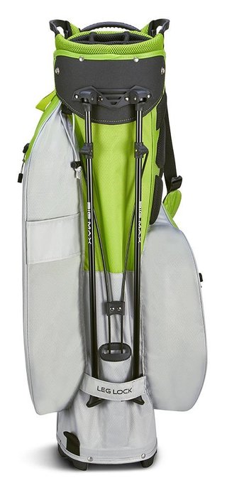 Big Max Dri Lite Hybrid Plus stand bag, lima/plata