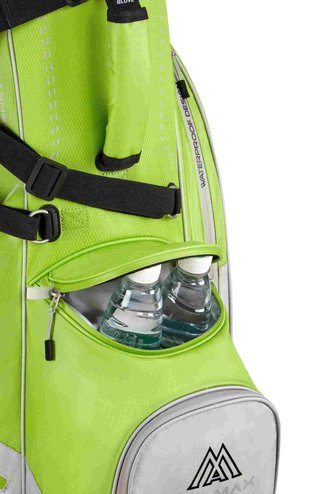Big Max Dri Lite Hybrid Plus stand bag, lima/plata