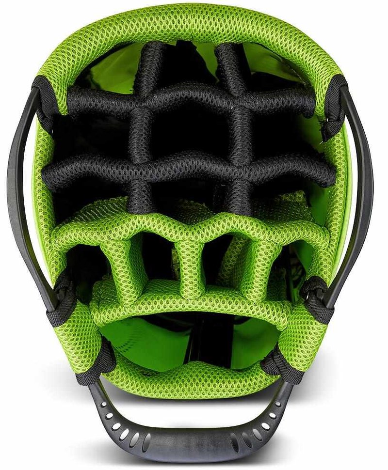 Big Max Dri Lite Hybrid Plus stand bag, lima/plata