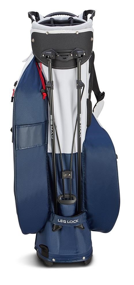 Big Max Dri Lite Hybrid Plus bolsa de golf de pie, blanco/marino/rojo