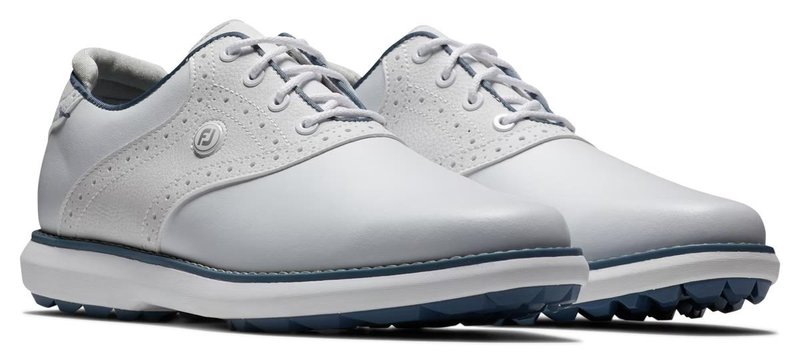 FootJoy FootJoy Traditions Spikeless zapatillas de golf para mujer, blancas