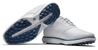 FootJoy FootJoy Traditions Spikeless zapatillas de golf para mujer, blancas