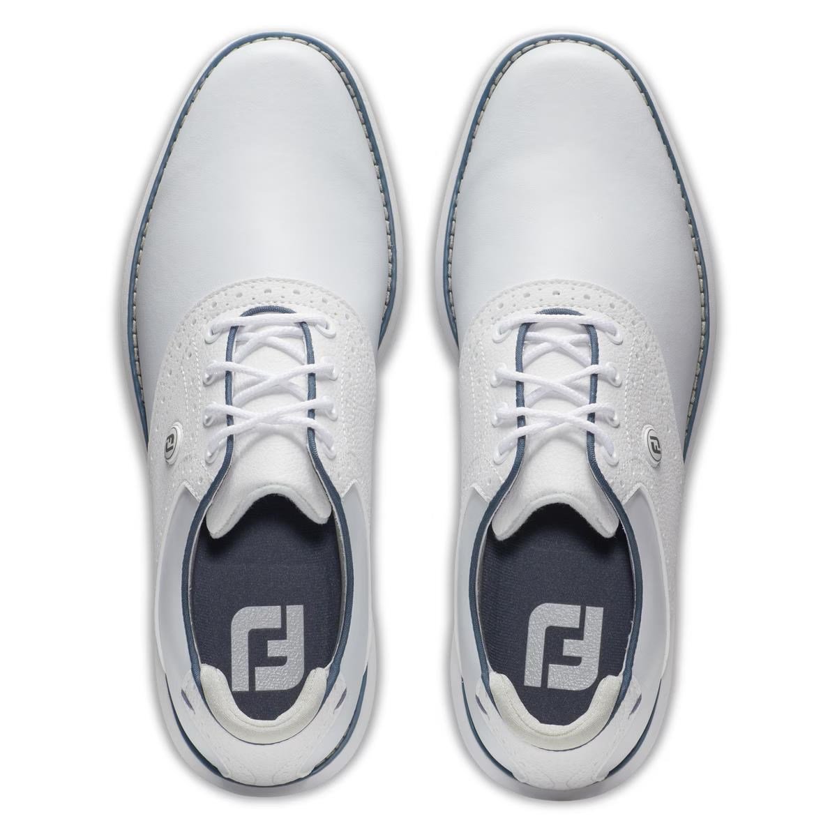 FootJoy FootJoy Traditions Spikeless zapatillas de golf para mujer, blancas