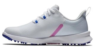 FootJoy Fuel Sport zapatos de golf para mujer, blanco/rosa