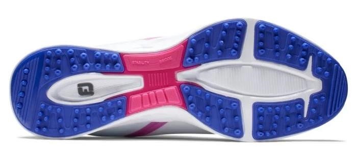 FootJoy Fuel Sport zapatos de golf para mujer, blanco/rosa
