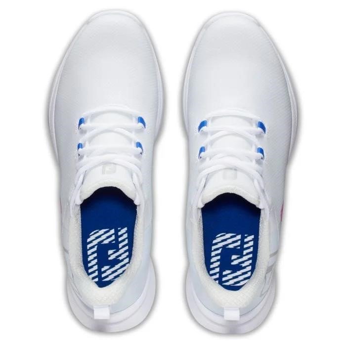 FootJoy Fuel Sport zapatos de golf para mujer, blanco/rosa