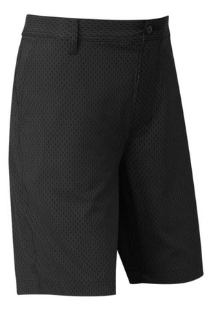 FootJoy Tonal Print pantalones cortos de hombre, negro