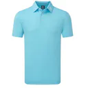 FootJoy Stretch Pique Solid polo de hombre, riviera blue