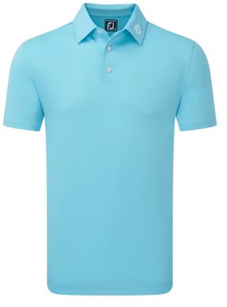 FootJoy Stretch Pique Solid polo de hombre, riviera blue