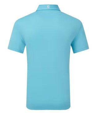 FootJoy Stretch Pique Solid polo de hombre, riviera blue