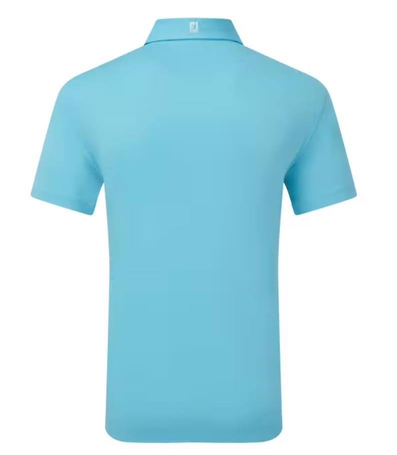 FootJoy Stretch Pique Solid polo de hombre, riviera blue