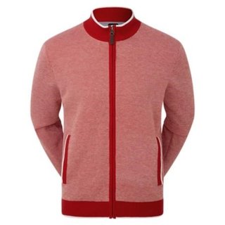 FootJoy Full-Zip Lined sudadera de hombre, roja
