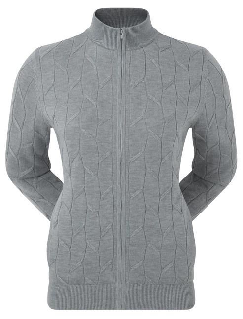 FootJoy Full-Zip Lined sudadera de mujer, gris
