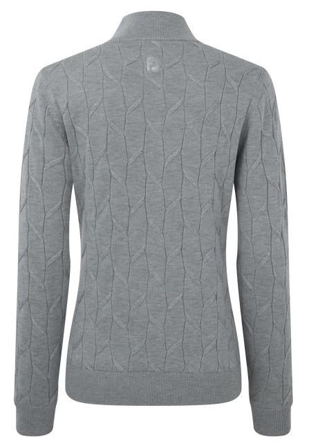 FootJoy Full-Zip Lined sudadera de mujer, gris