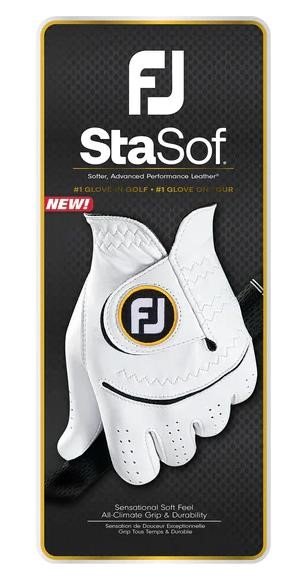 FootJoy StaSof guante de golf para hombre, blanco