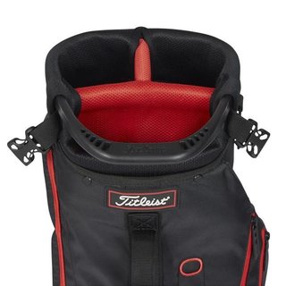 Titleist Premium carry bag bolsa, negro/negro/rojo