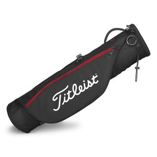 Titleist Carry pencil bag, negro/rojo