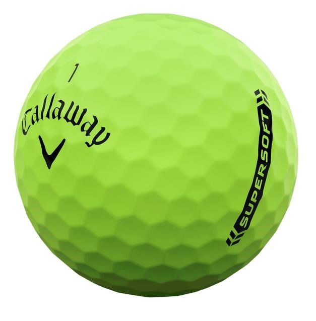 Callaway Supersoft Matte pelotas de golf, verdes