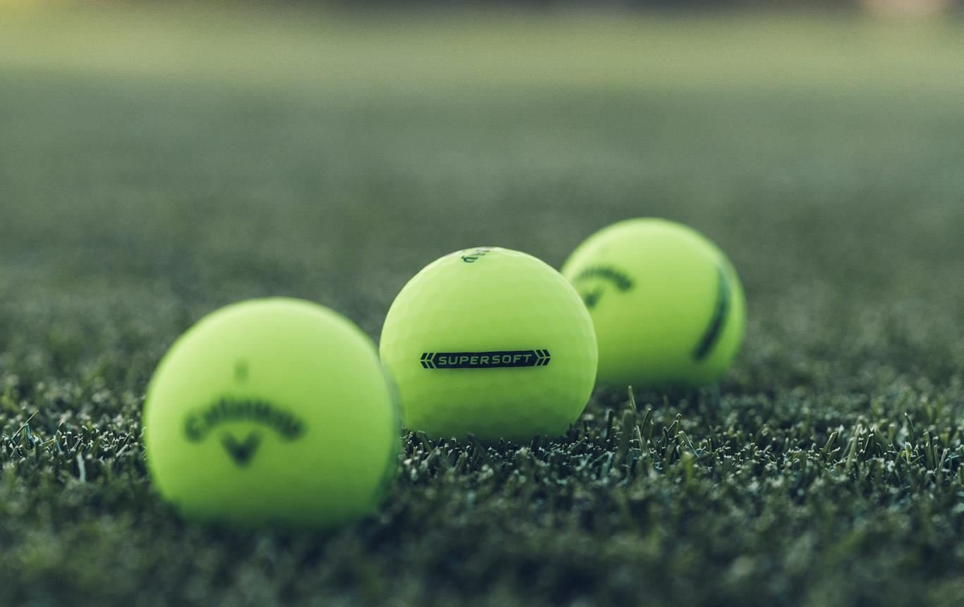 Callaway Supersoft Matte pelotas de golf, verdes