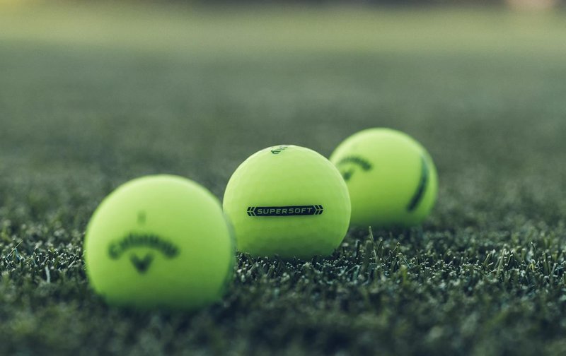 Callaway Supersoft Matte pelotas de golf, verdes