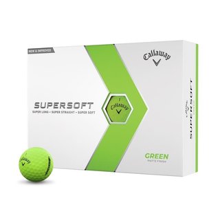 Callaway Supersoft Matte pelotas de golf, verdes