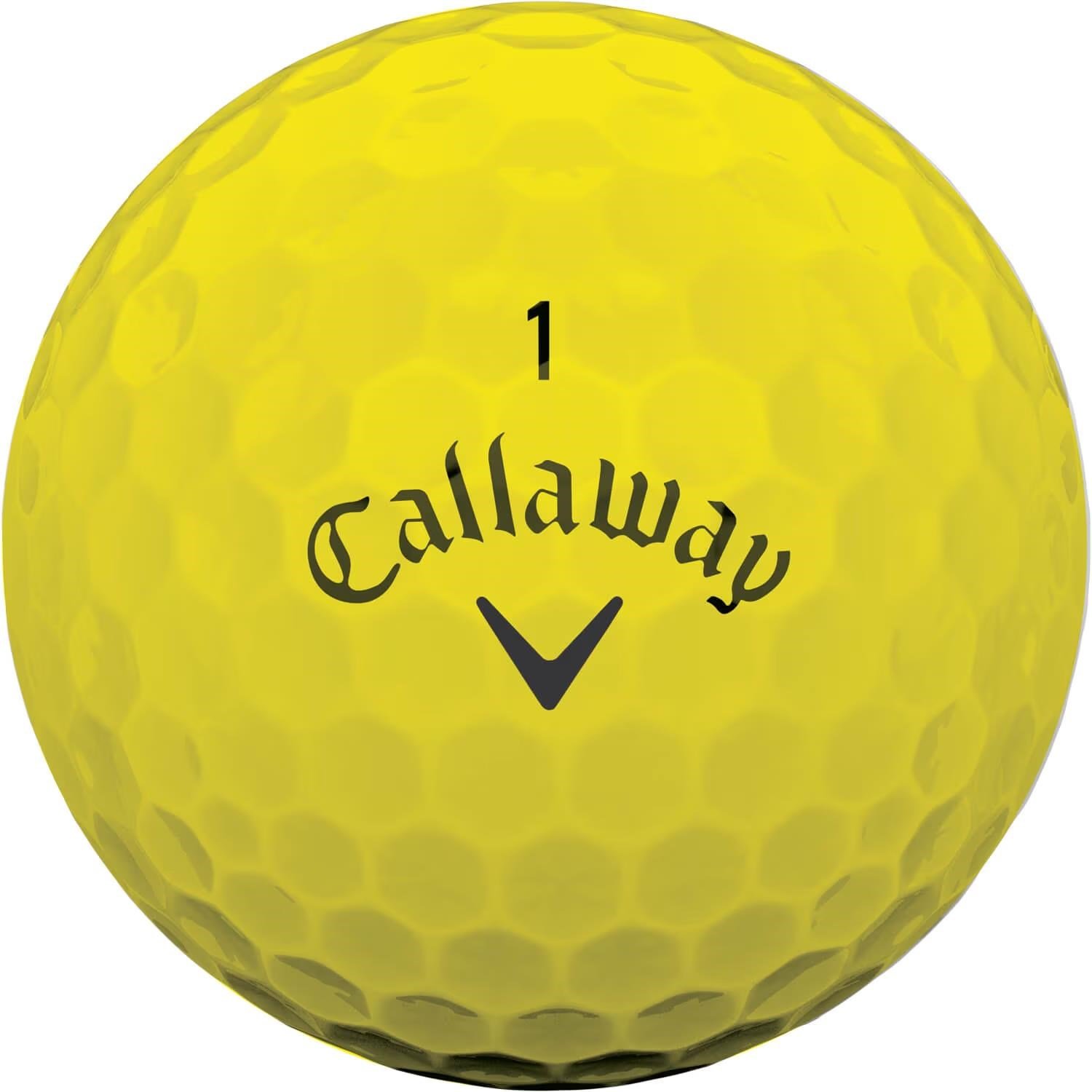Callaway Warbird 2.0 pelotas de golf, amarillas