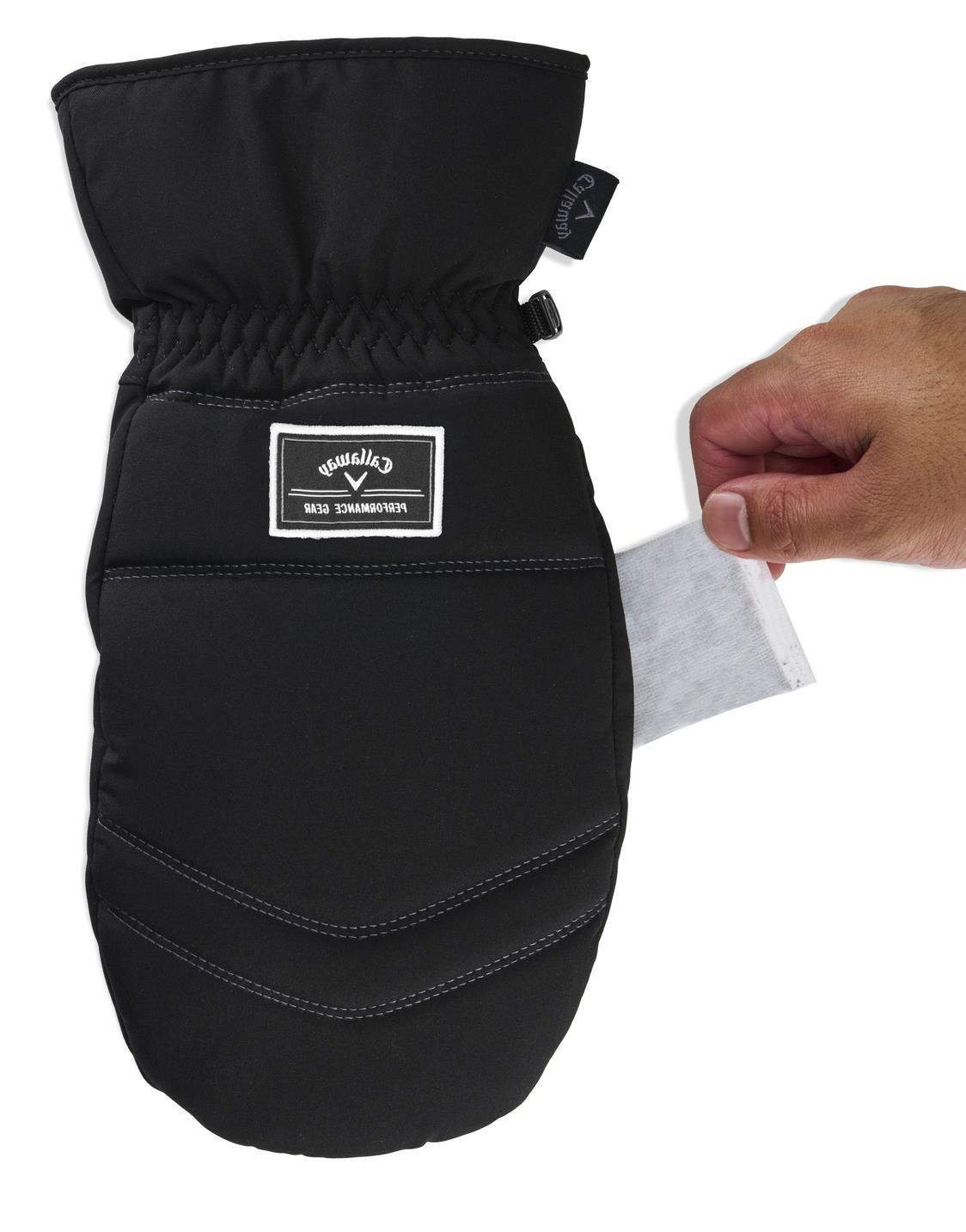 Callaway Thermal Mittens guantes de invierno de golf, negro