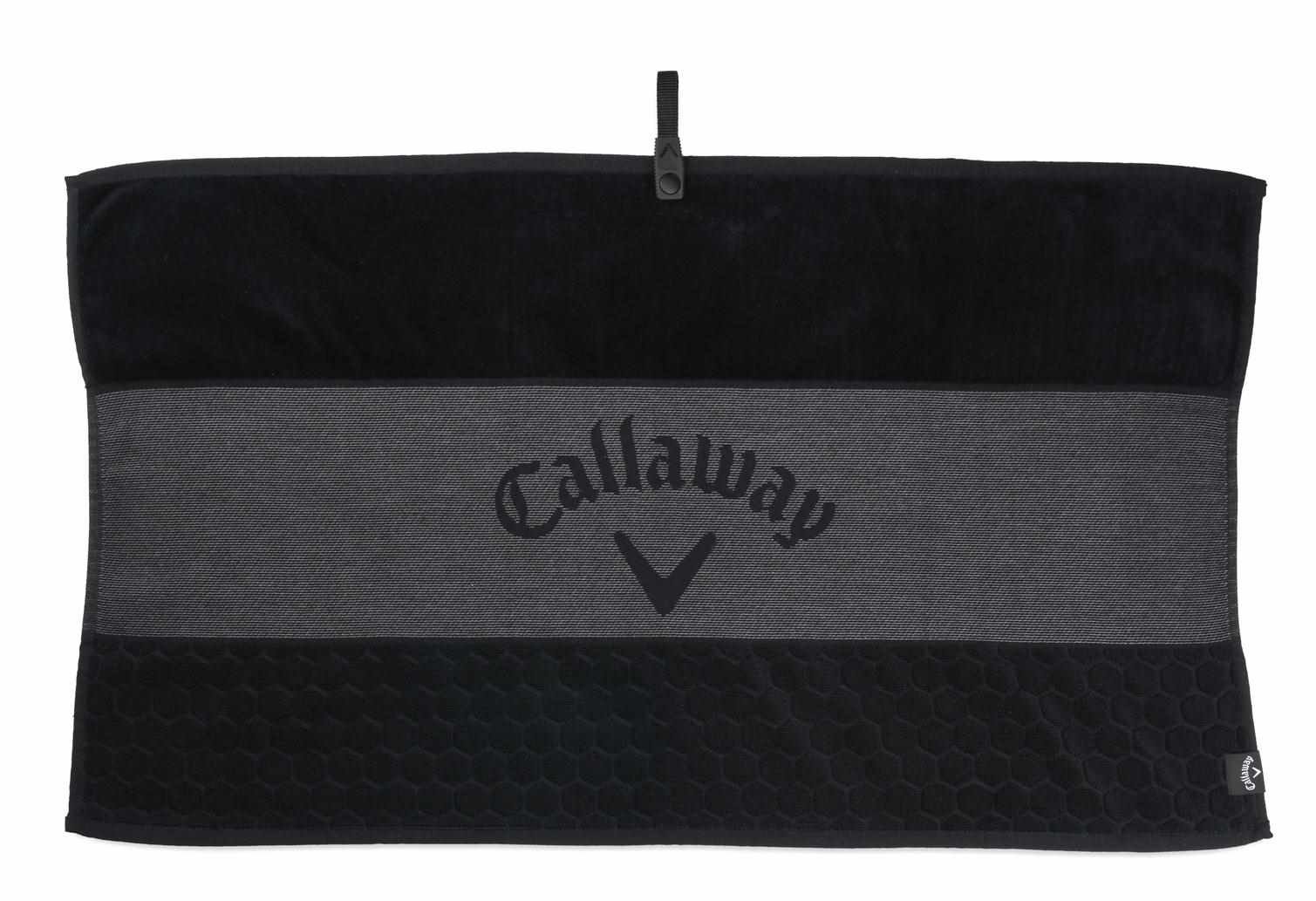 Callaway Tour toalla de golf 35"x20" (89x51cm), negra