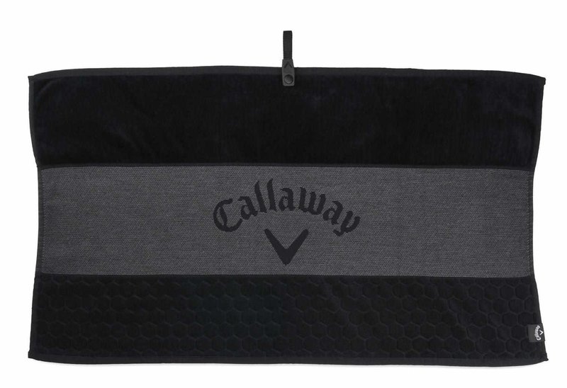 Callaway Tour toalla de golf 35"x20" (89x51cm), negra